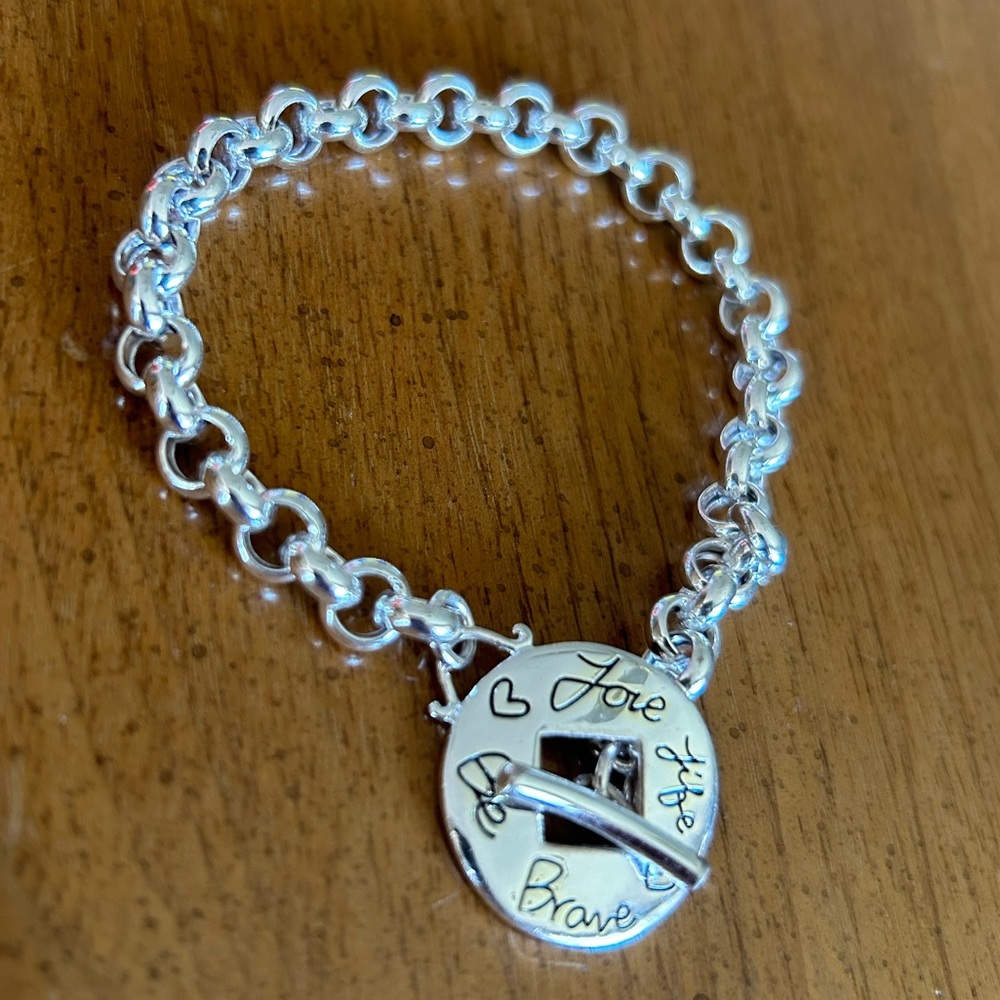 Sterling Silver Love Life Bracelet